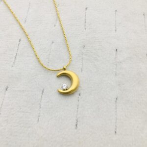 Luna charm necklace